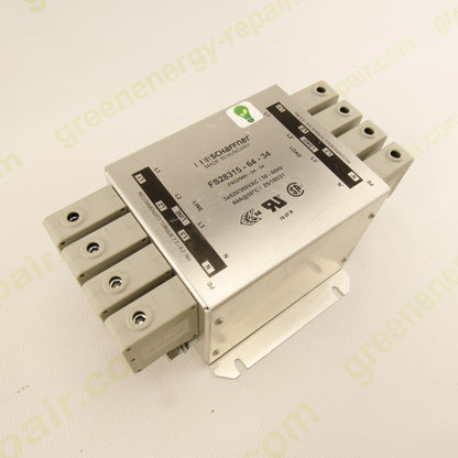 Schaffner FS28315-64-34 – Three-Phase EMI/RFI Filter | 64 A | 3×520/300 VAC | 3P+N | Industrial Line Filter