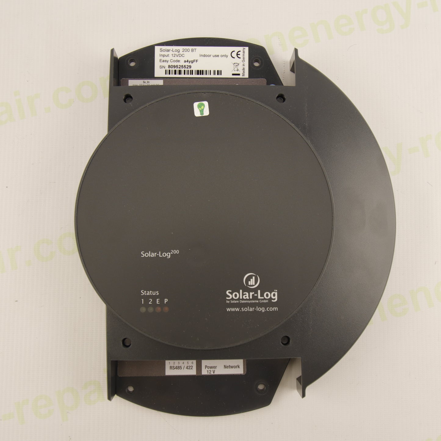Solar-Log | Solarlog 200 BT Data Logger | Model KD16402 | Bluetooth-Enabled PV Monitoring | Web Interface Access | For Small to Mid-Size Solar Systems | Includes Software & Power Adapter