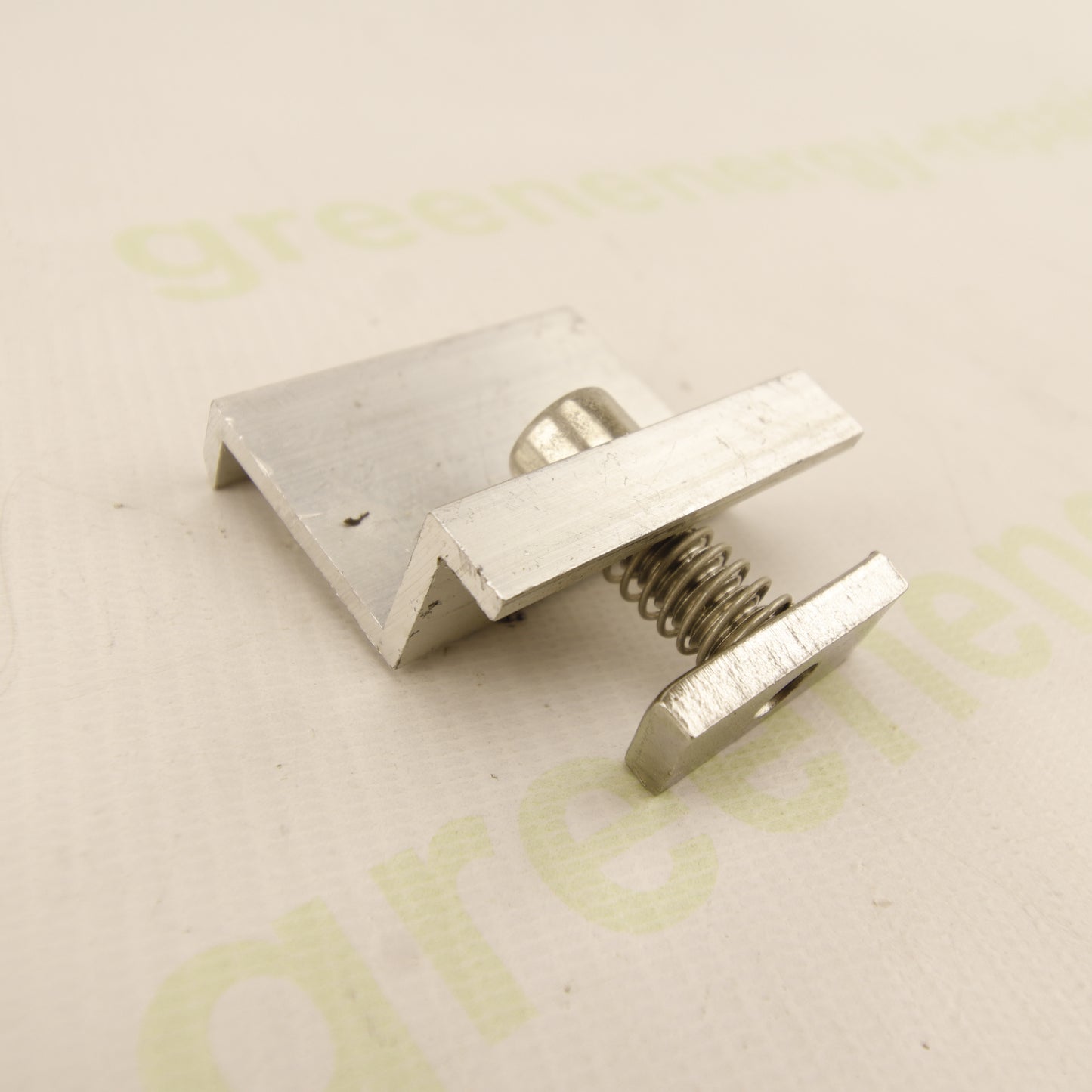 Enerpoint Aluminum End Clamp 38 mm for G, E & H Profiles – Spring Loaded PV Module Mounting Clamp | Made in Italy | Pack of 10