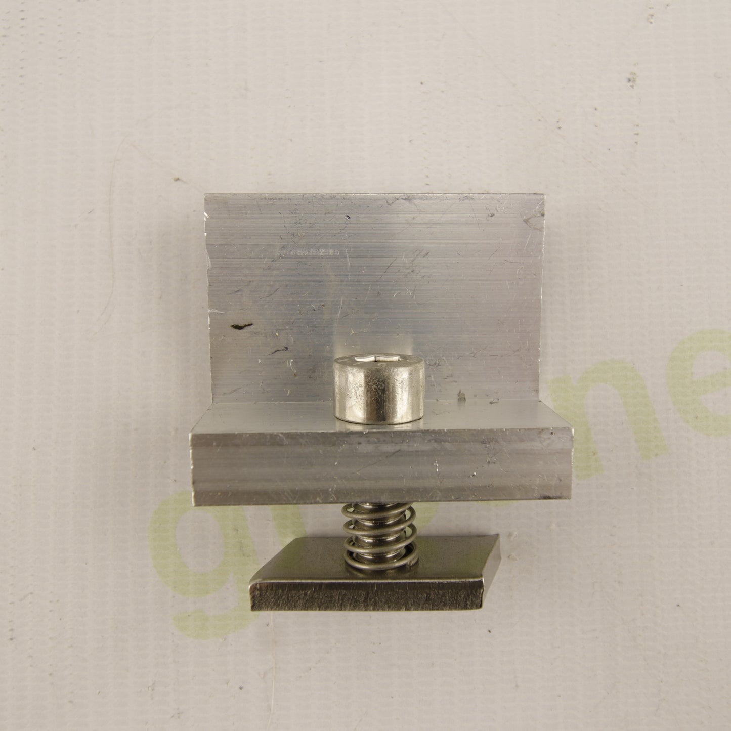 Enerpoint Aluminum End Clamp 38 mm for G, E & H Profiles – Spring Loaded PV Module Mounting Clamp | Made in Italy | Pack of 10