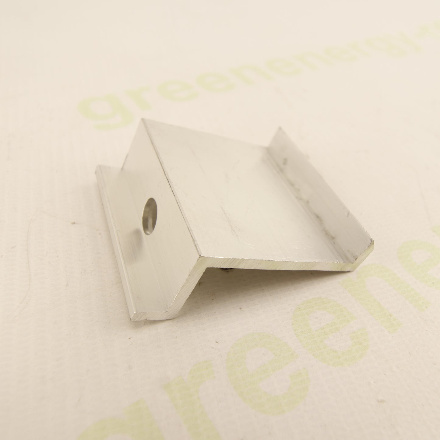 Enerpoint Aluminum End Clamp 50 mm for G, E & H Profiles – PV Module Mounting Bracket | Made in Italy | Pack of 16