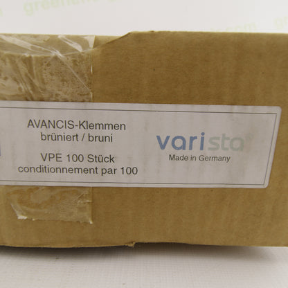 Varista Serrated Blackened Clamp for AVANCIS Photovoltaic Modules – PV Mounting Fixing Clip | Made in Germany |