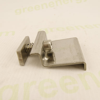 Enerpoint End Clamp F 46 mm for Photovoltaic Modules – AISI 304 Stainless Steel – Solar Panel Mounting Clamp – Box of 10 pcs