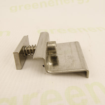 Enerpoint End Clamp F38 mm for Photovoltaic Modules – Stainless Steel Solar Panel Mounting Clamp – Box of 10 pcs