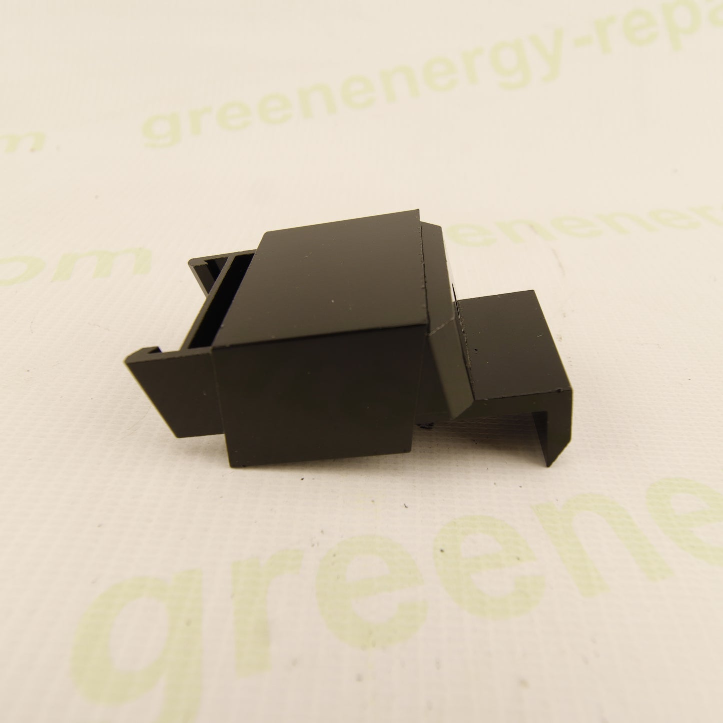 Black End Clamp 34–51 mm for Photovoltaic Modules – Aluminum Solar Panel Mounting Clamp – Pack of 10 pcs