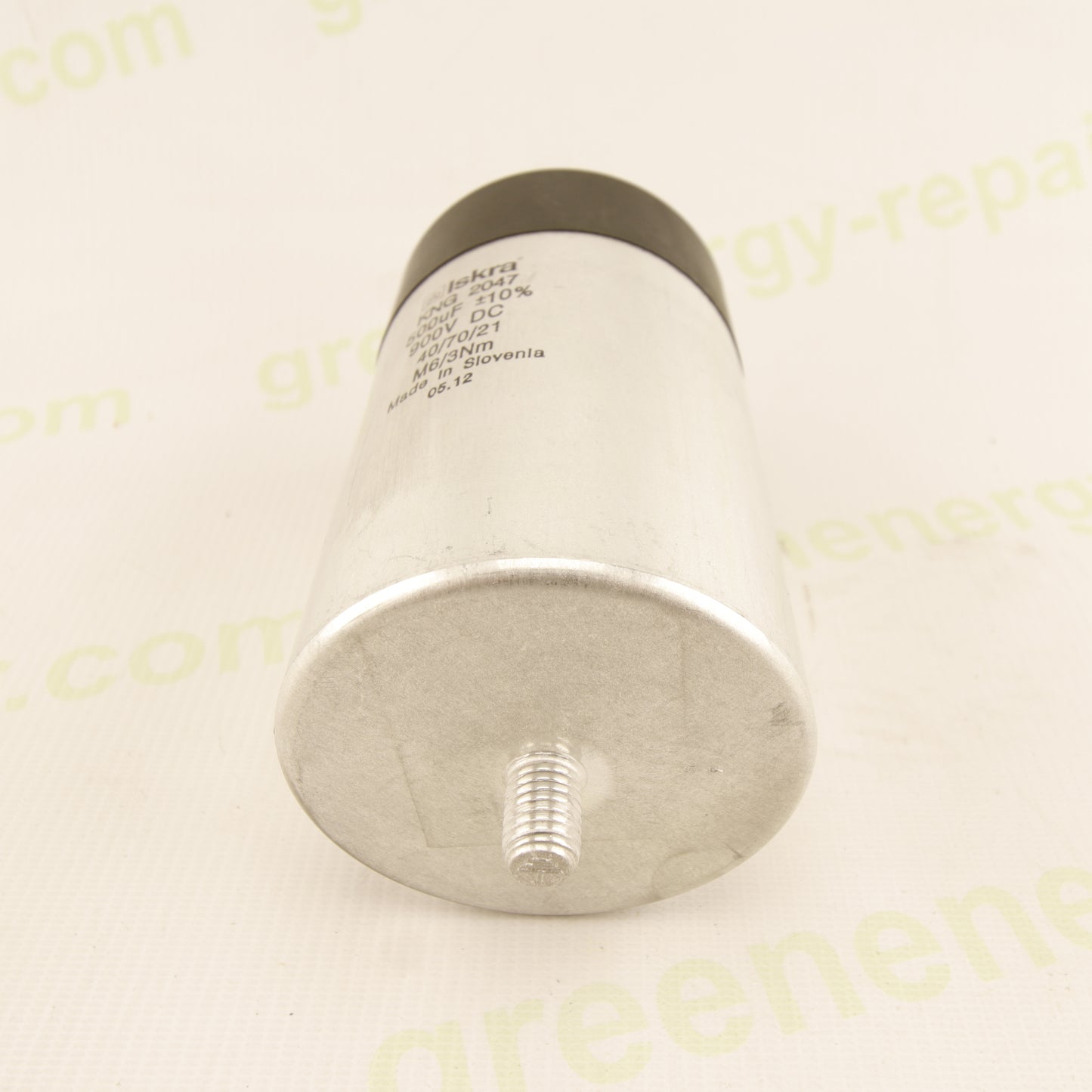 Iskra KNG 2047 Electrolytic DC Capacitor 500µF 900V ±10% – Industrial Capacitor for Photovoltaic Inverters & Power Converters