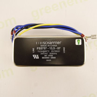 Schaffner FS5757-13.5-07 Single-Phase EMI/RFI Filter 250VAC 13.5A for SMA Sunny Boy SB3000 / SB2800i Photovoltaic Inverters