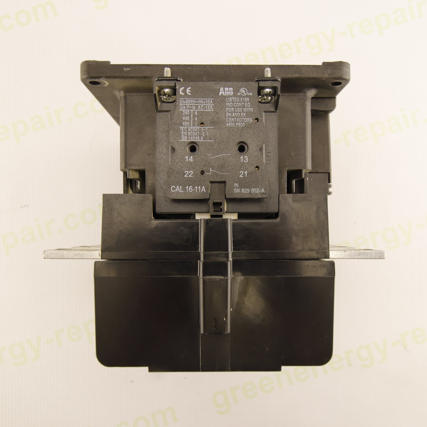 ABB EK210 Industrial Contactor 4-Pole 350A AC-1 Ui 1000V | SK825441 | With CAL16-11A Auxiliary Block