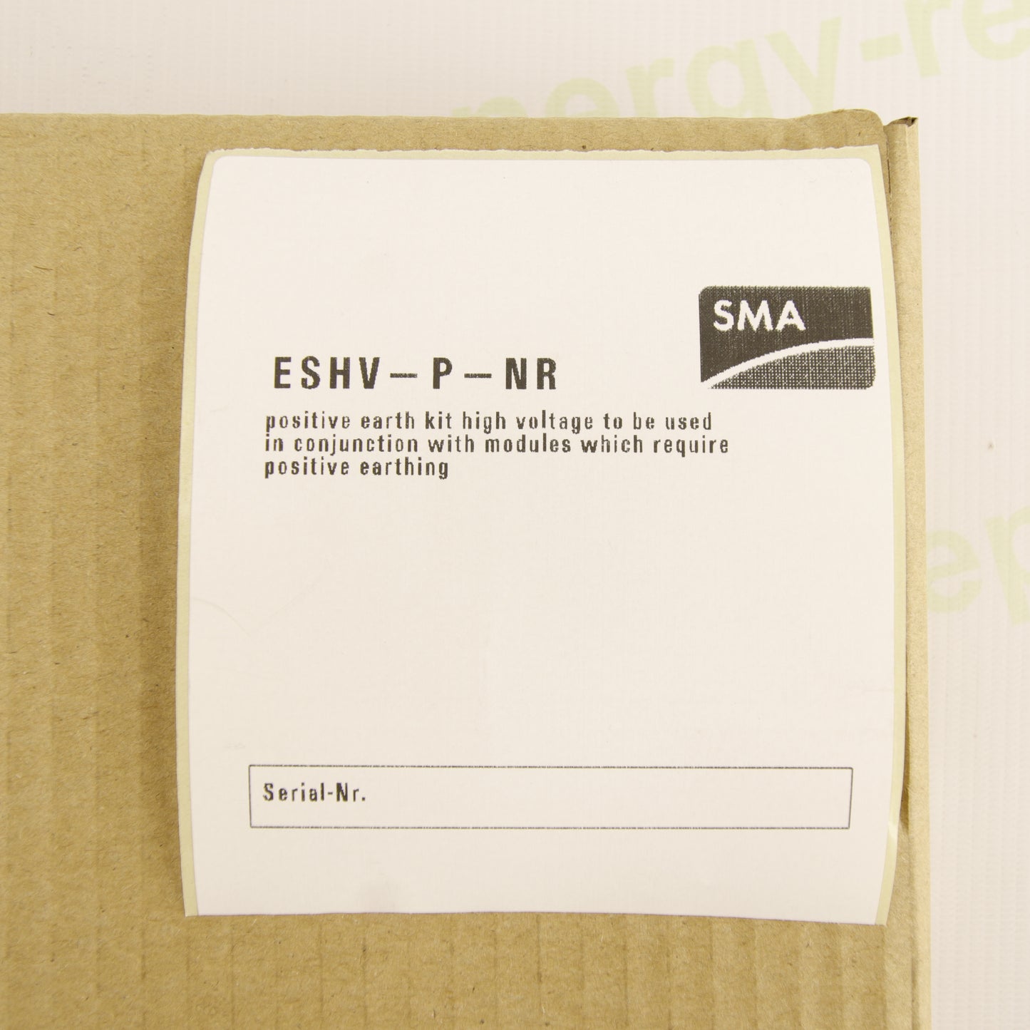 SMA ESHV-P-NR Positive Earth Kit High Voltage | Positive Grounding Kit for SMA Photovoltaic Inverters