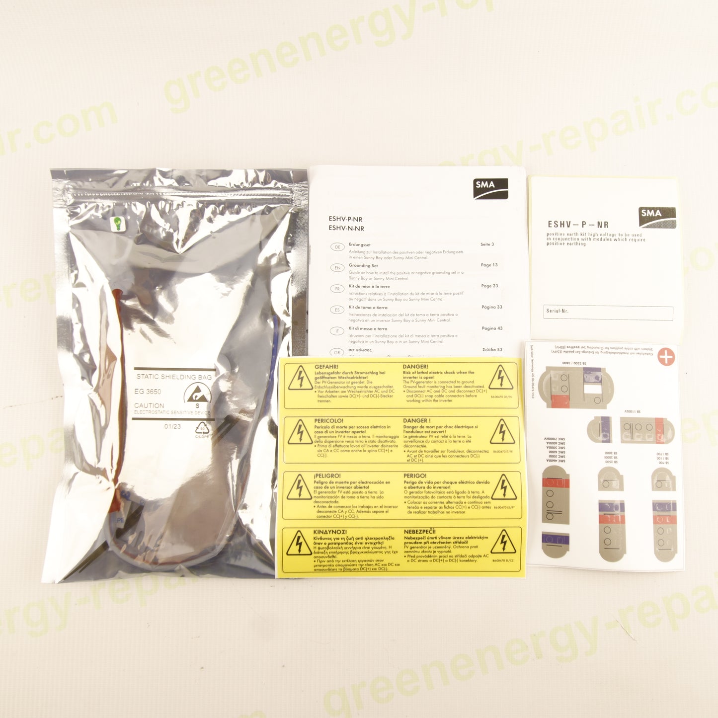 SMA ESHV-P-NR Positive Earth Kit High Voltage | Positive Grounding Kit for SMA Photovoltaic Inverters