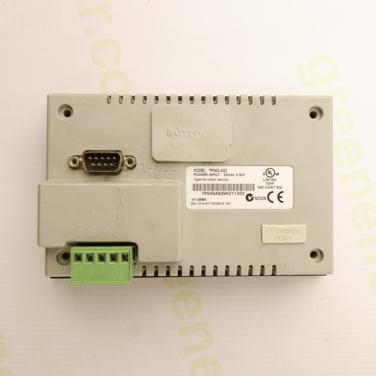 Delta TP04G-AS2 Operator Panel | RS-232/RS-422/RS-485 | 24V DC |