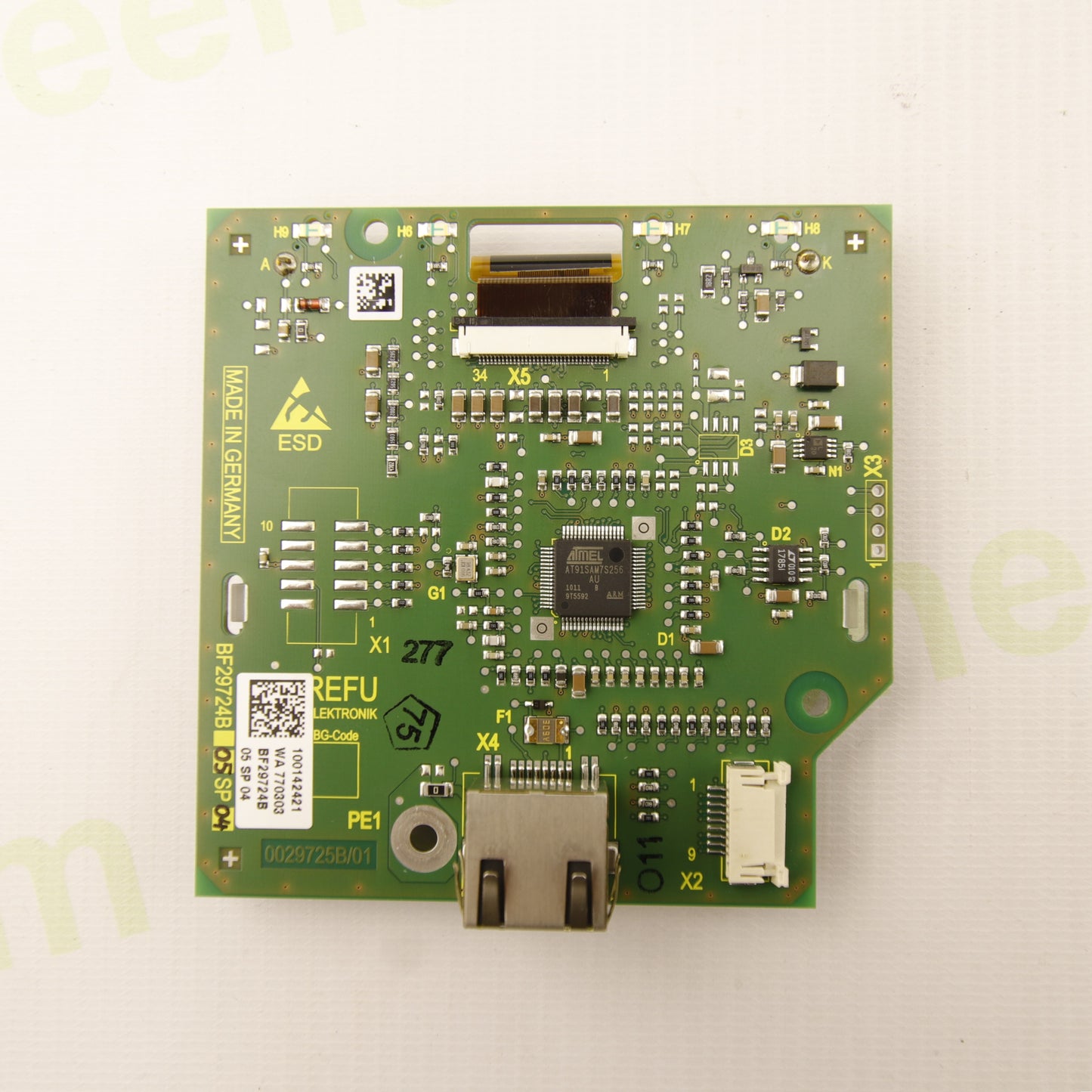 REFU Elektronik BF29724B Display Control Board with Graphic LCD Display for REFUsol Photovoltaic Inverters