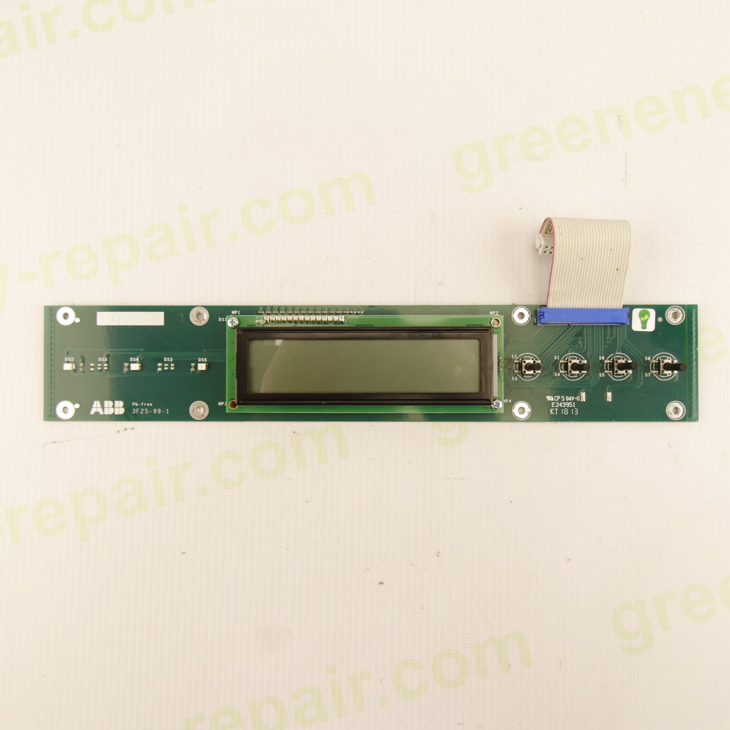 ABB Aurora Display Module | 4-Button LCD Interface | Compatible with PVI-3.0–12.5 OUTD Series | Used, Tested