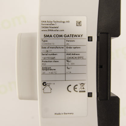 SMA COM Gateway COMGW-10 Communication Gateway & Data Logger for SMA Photovoltaic Inverters – PV Plant Monitoring and Communication Module