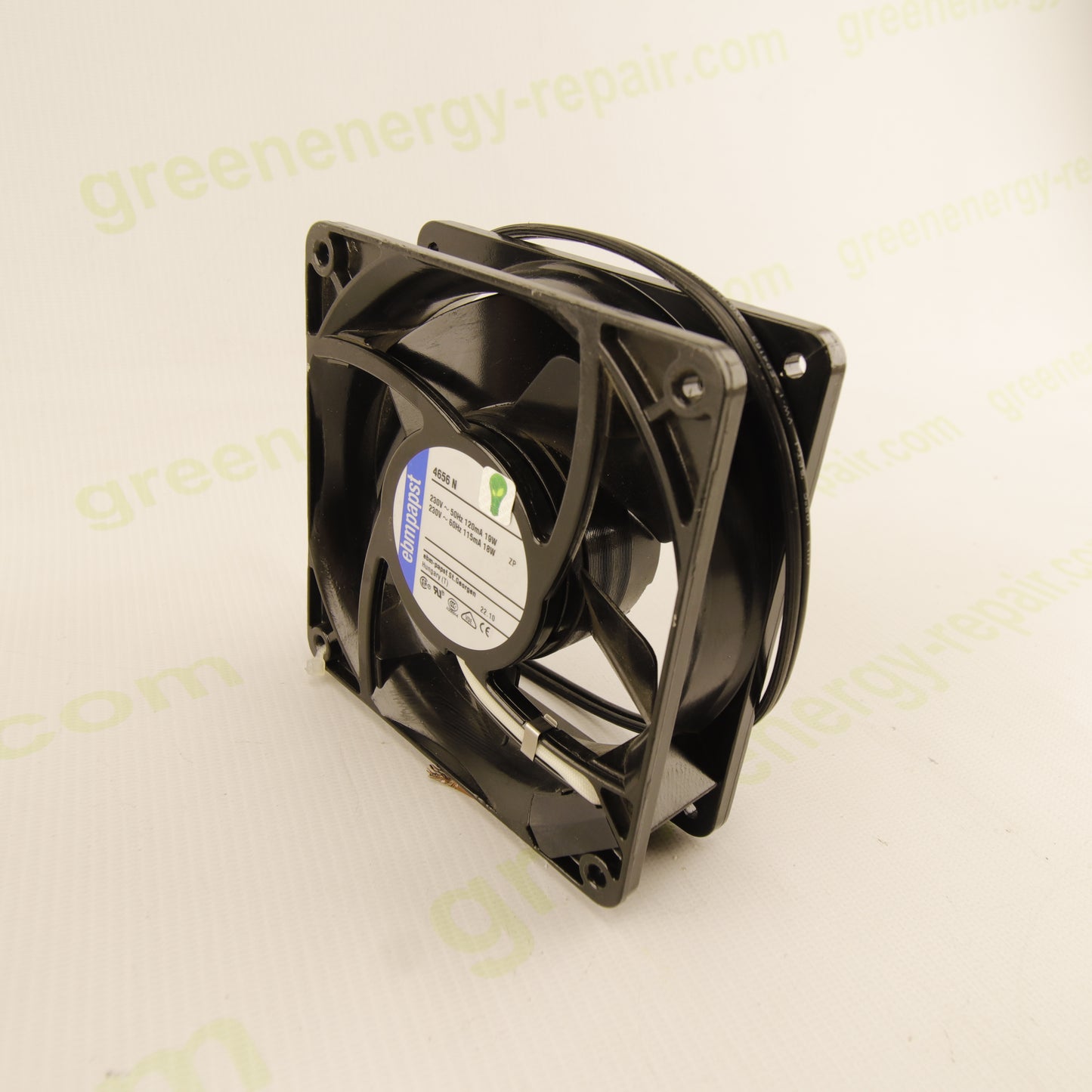 EBM-PAPST 4656N Axial Cooling Fan 230VAC 18/19W 50/60Hz for Photovoltaic Inverters and Industrial Applications