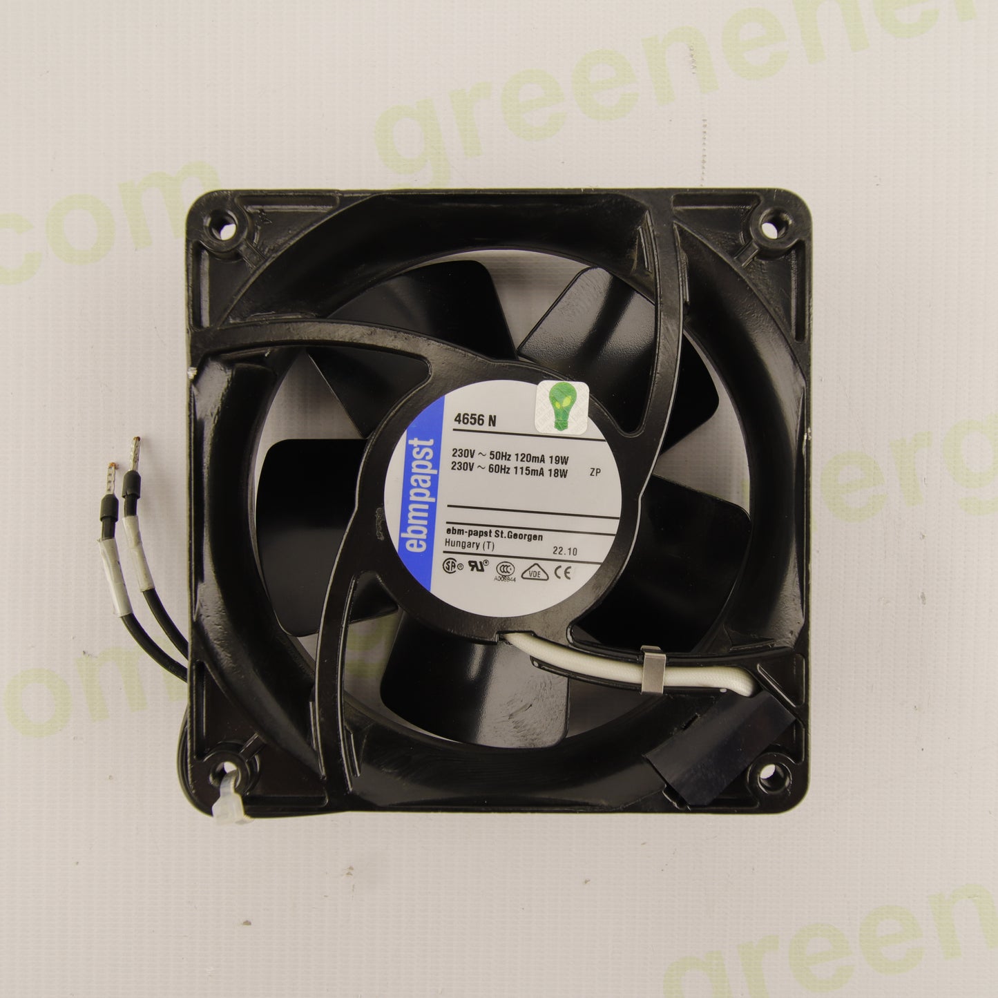 EBM-PAPST 4656N Axial Cooling Fan 230VAC 18/19W 50/60Hz for Photovoltaic Inverters and Industrial Applications