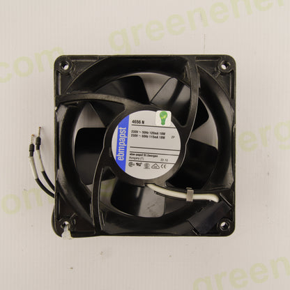 EBM-PAPST 4656N Axial Cooling Fan 230VAC 18/19W 50/60Hz for Photovoltaic Inverters and Industrial Applications