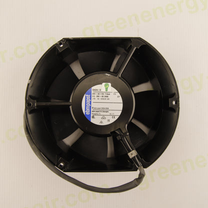 ebm-papst 6424/2 Industrial Axial Fan – 24 V DC – 17 W – 710 mA – 12–28 V DC Range – Sensor – with Connector