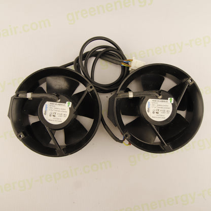 EBM-PAPST W2E143-AB09-01 Cooling Fan Kit (2 Fans) 230VAC 24/30W for Photovoltaic Inverters and Industrial Applications