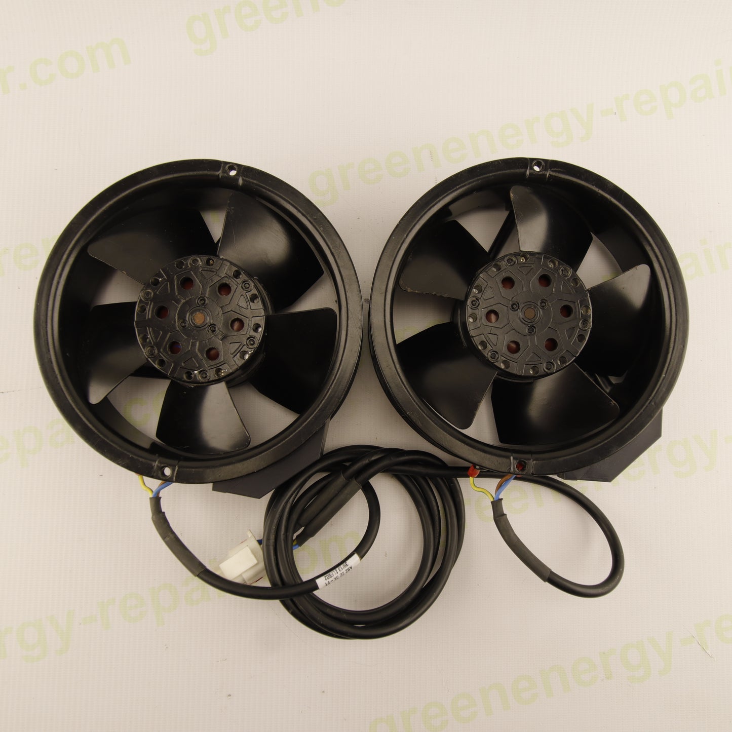 EBM-PAPST W2E143-AB09-01 Cooling Fan Kit (2 Fans) 230VAC 24/30W for Photovoltaic Inverters and Industrial Applications