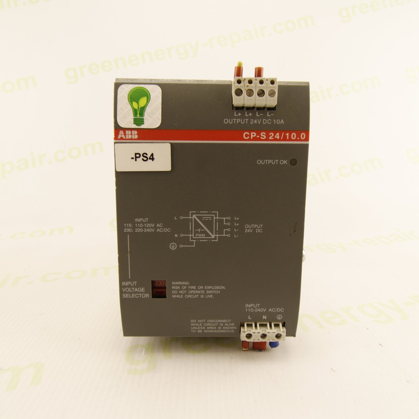 ABB CP-S 24/10.0 Power Supply | 24V DC, 10A, 240W | Industrial SMPS | Used