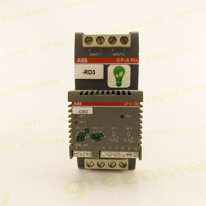 ABB CP-A RU with CP-A CM Monitoring Module – 10-40VDC 40A Industrial Redundancy Unit for DIN Rail Power Supplies