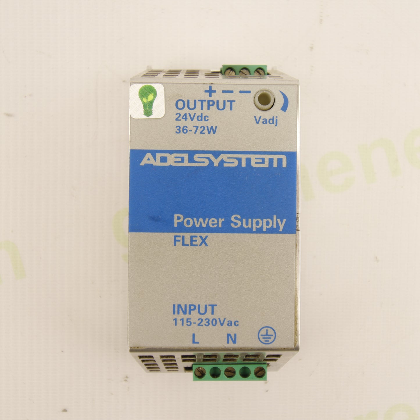 Adelsystem FLEX6024A 24VDC 72W 3A DIN Rail Power Supply – Industrial AC/DC Power Supply 115-230VAC