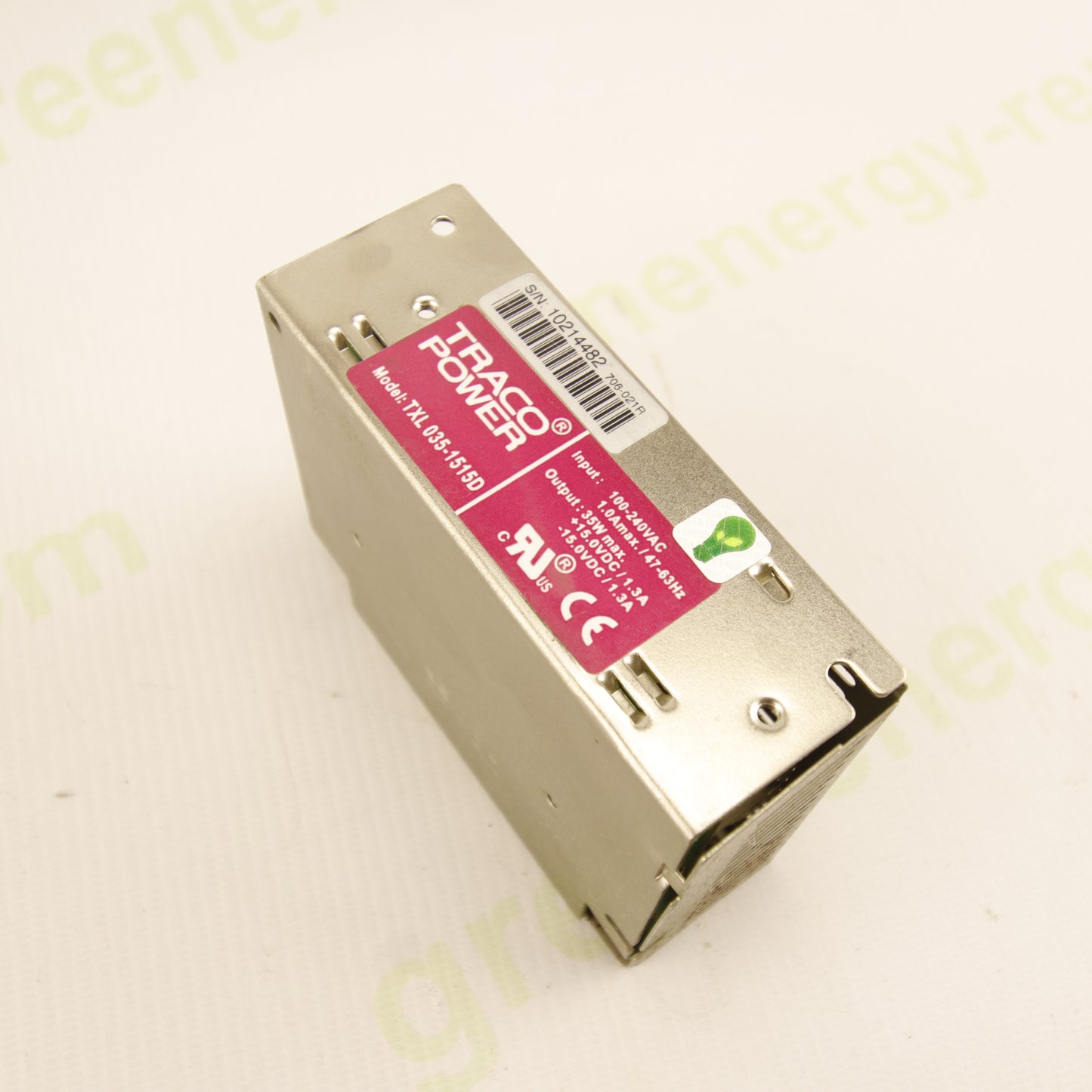 Traco Power TXL 035-1515D 35W Dual Output ±15VDC 1.3A Industrial AC/DC Switching Power Supply
