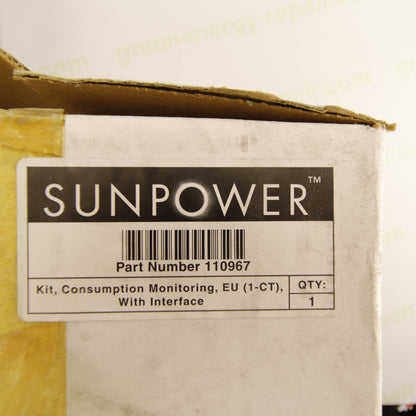 SunPower Consumption Monitoring Kit EU (1-CT) with Interface – WattNode Pulse WNB-3Y-400-P Energy Meter in Stahlin J1008W Industrial Enclosure | Three-Phase 230/400V Energy Monitoring System