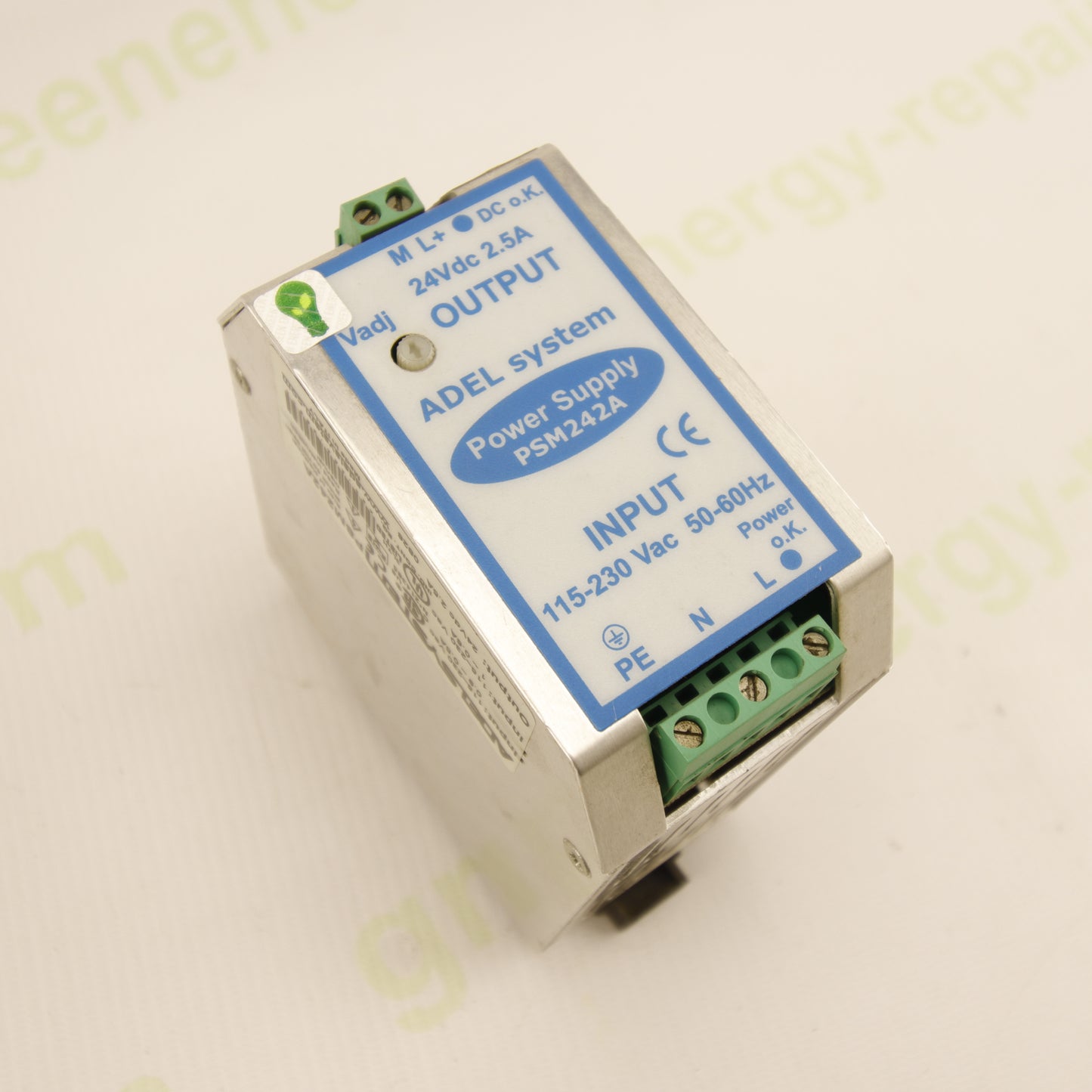 ADELSYSTEM PSM242A Industrial Switching Power Supply – 24V DC 2.5A 60W DIN Rail AC/DC Power Supply