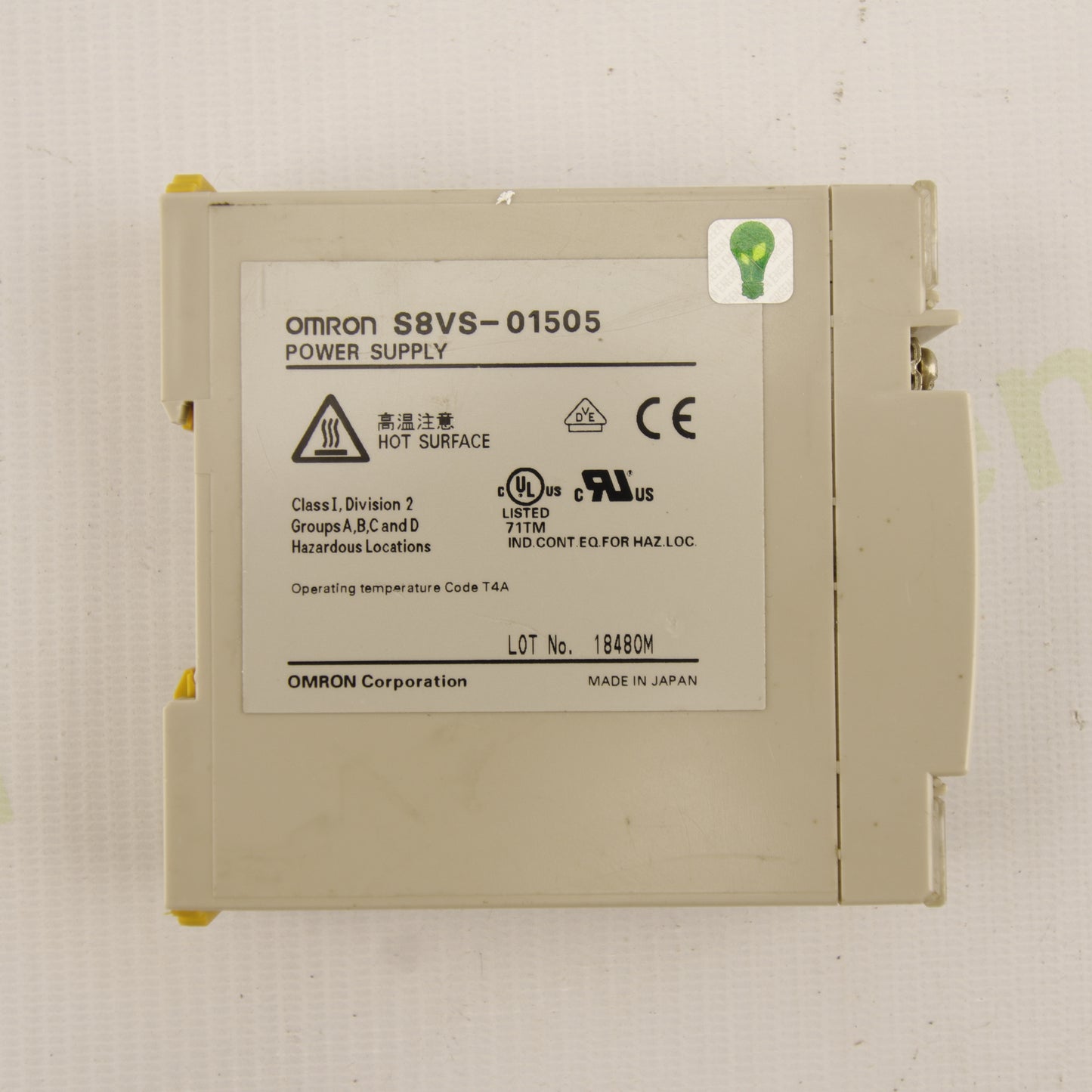 Omron S8VS-01505 | DIN Rail AC/DC Power Supply | 5 VDC | 2 A | 15 W | Made in Japan