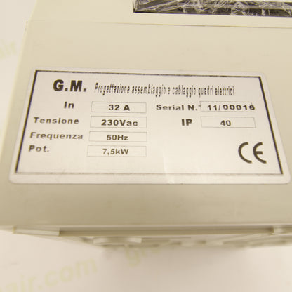 G.M. Electrical Distribution Box | 32A | 230V AC | 7.5 kW | 12-DIN Modular | IP40 | Moeller Enclosure