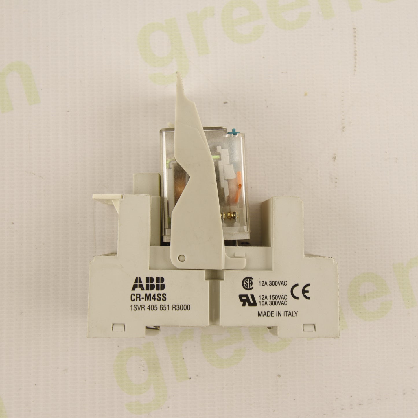 ABB CR-M4SS with CR-P/M 22 24VDC Interface Relay and CR-M4SS Socket Base 4 Changeover Contacts for DIN Rail