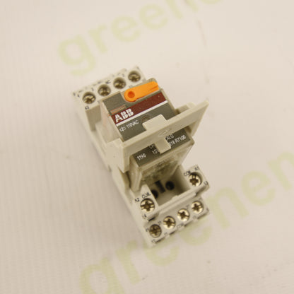 ABB CR-M4SS 1SVR405651R3000 with 110VAC Interface Relay 4 Changeover Contacts for DIN Rail