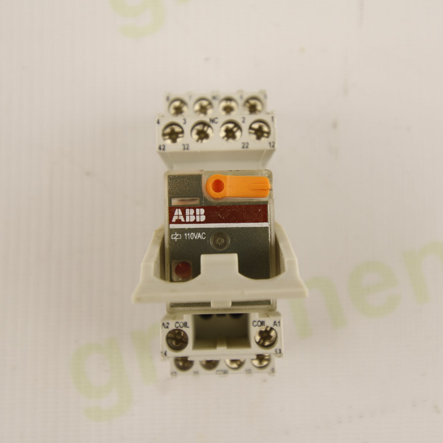 ABB CR-M4SS 1SVR405651R3000 with 110VAC Interface Relay 4 Changeover Contacts for DIN Rail