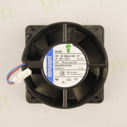Industrial Axial Cooling Fan ebm-papst 3312U 12V DC 3.6W IP68 OEM SMA 46-5110 for Photovoltaic Inverters