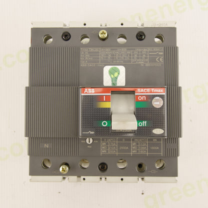 ABB SACE Tmax T3N 250 3-Pole 250A MCCB Molded Case Circuit Breaker 690V IEC 60947-2 – Made in Italy