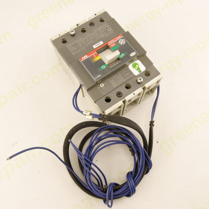 ABB SACE Tmax T3N 250 3-Pole 200A MCCB Molded Case Circuit Breaker with SOR Shunt Trip & Auxiliary Contacts 690V IEC 60947-2