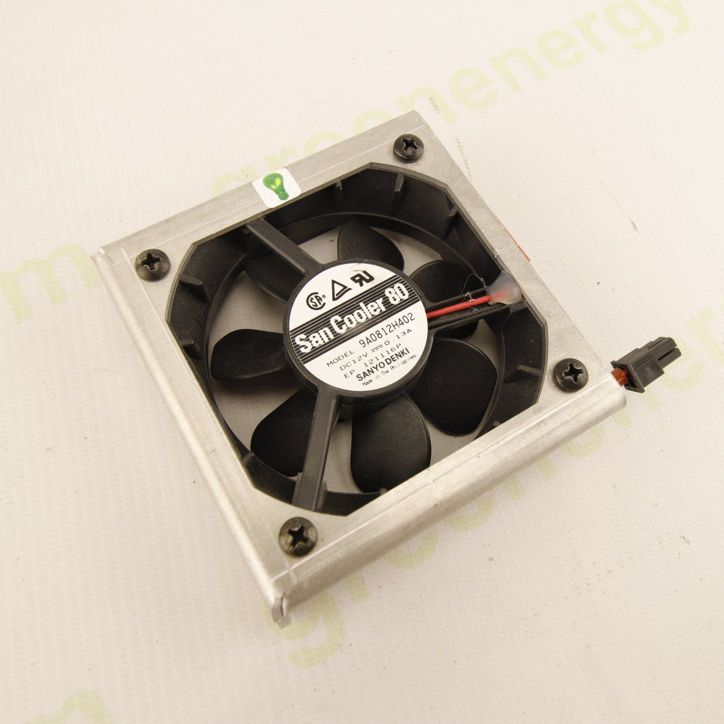 Sanyo Denki San Cooler 80 | Model 9A0812H402 | 12V DC | 0.13A