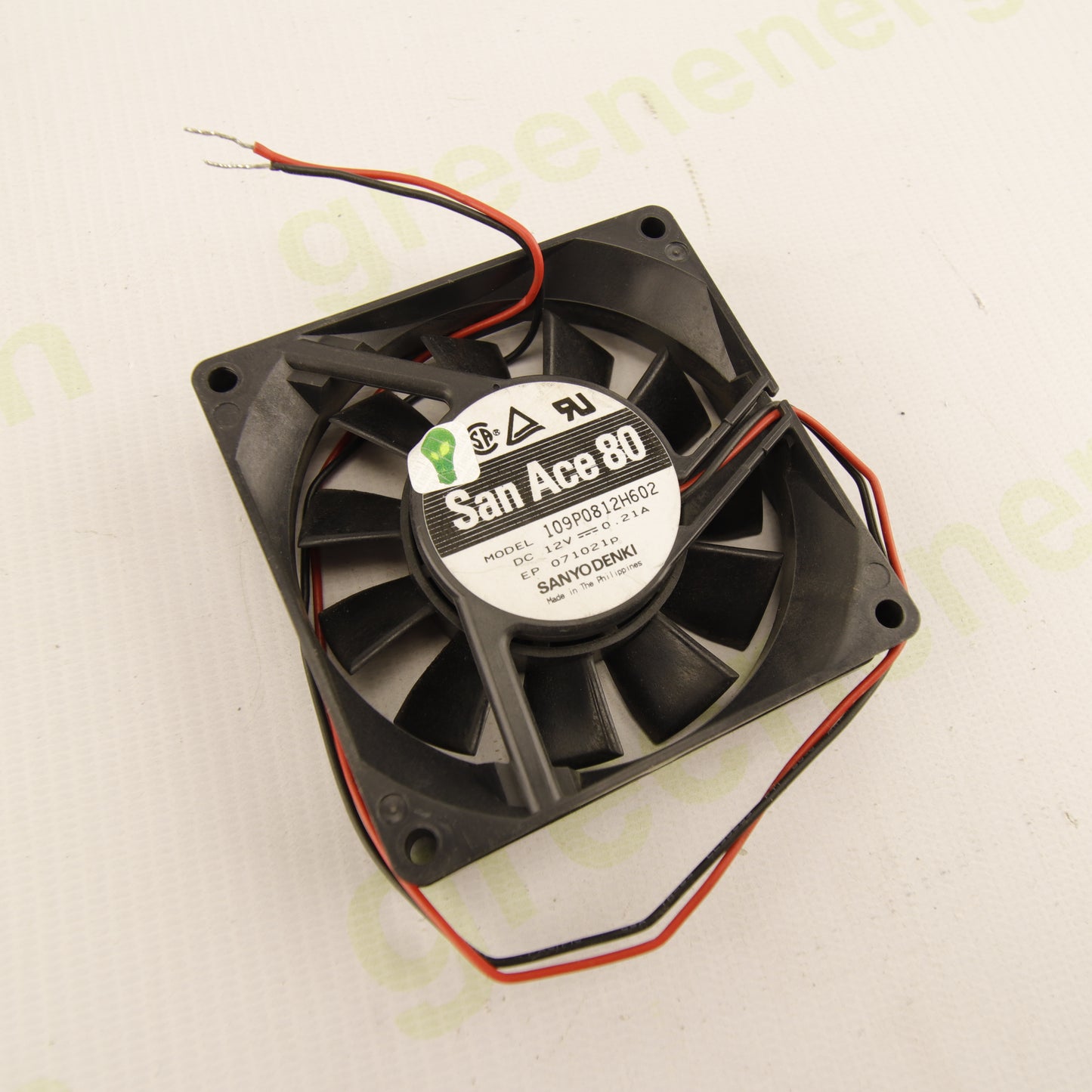 Sanyo Denki San Ace 80 Fan 109P0812H602 | 80mm | 12V DC | 0.21A