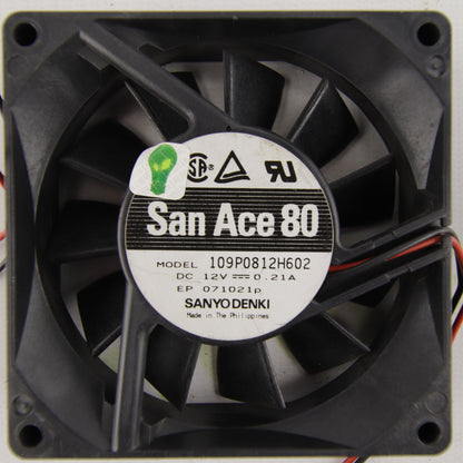 Sanyo Denki San Ace 80 Fan 109P0812H602 | 80mm | 12V DC | 0.21A