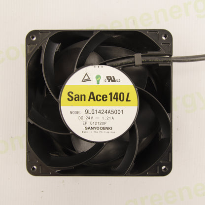 Sanyo Denki San Ace 140L 9LG1424A5001 High-Performance DC Fan | 140mm | 24V DC | 1.21A