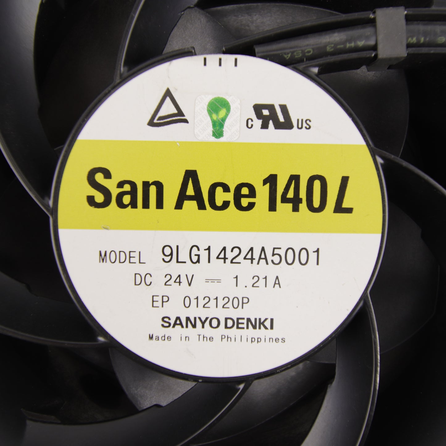 Sanyo Denki San Ace 140L 9LG1424A5001 High-Performance DC Fan | 140mm | 24V DC | 1.21A