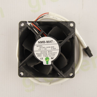 NMB-MAT 2810KL-04W-B89 12V DC 0.40A Axial Cooling Fan – Minebea Motor – Wired Connector