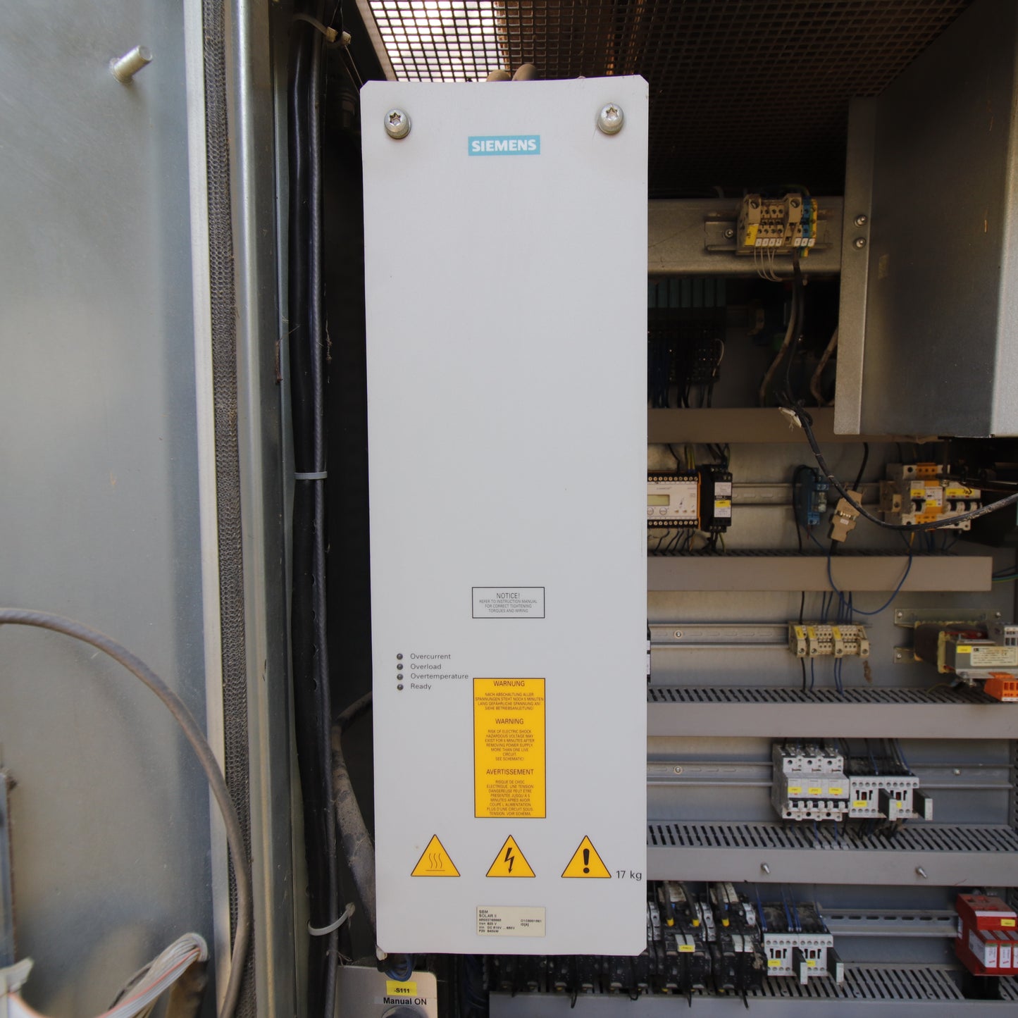 Siemens SBM Solar A5E02556717 – Electronic Control & Supervision Module for SINVERT Solar Photovoltaic Inverter – 1025A – DC 510–650V – Made in Germany