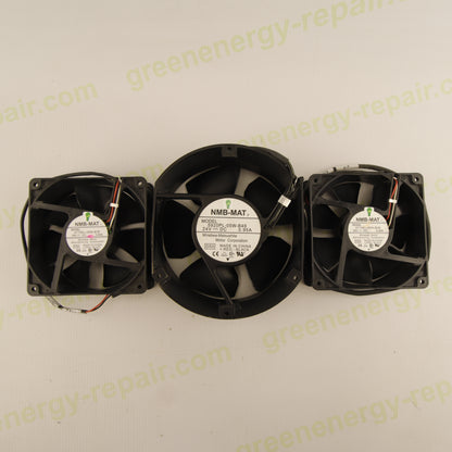 NMB-MAT Minebea 2 pcs 4715KL-05W-B39 + 5920PL-05W-B49 Industrial Axial Cooling Fans 24 VDC for Photovoltaic Inverters, UPS Systems, and Power Converters