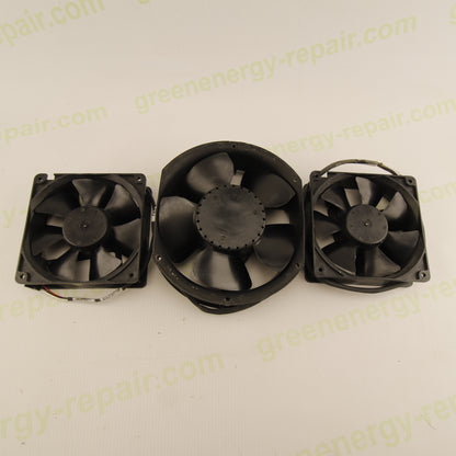 NMB-MAT Minebea 2 pcs 4715KL-05W-B39 + 5920PL-05W-B49 Industrial Axial Cooling Fans 24 VDC for Photovoltaic Inverters, UPS Systems, and Power Converters