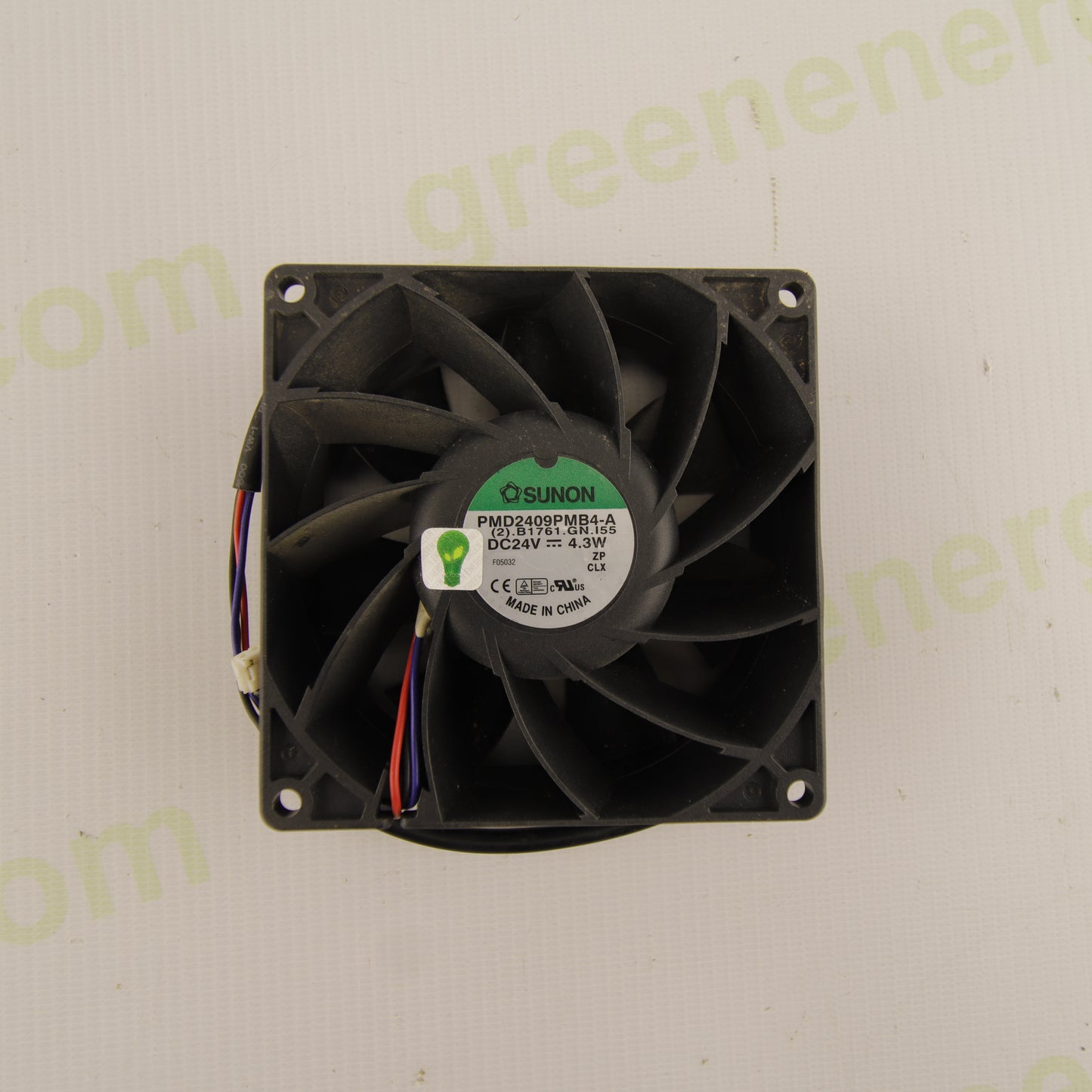 SUNON PMD2409PMB4-A (2).B1761.GN.I55 Axial Cooling Fan 24 VDC 4.3 W for Industrial Photovoltaic Inverters