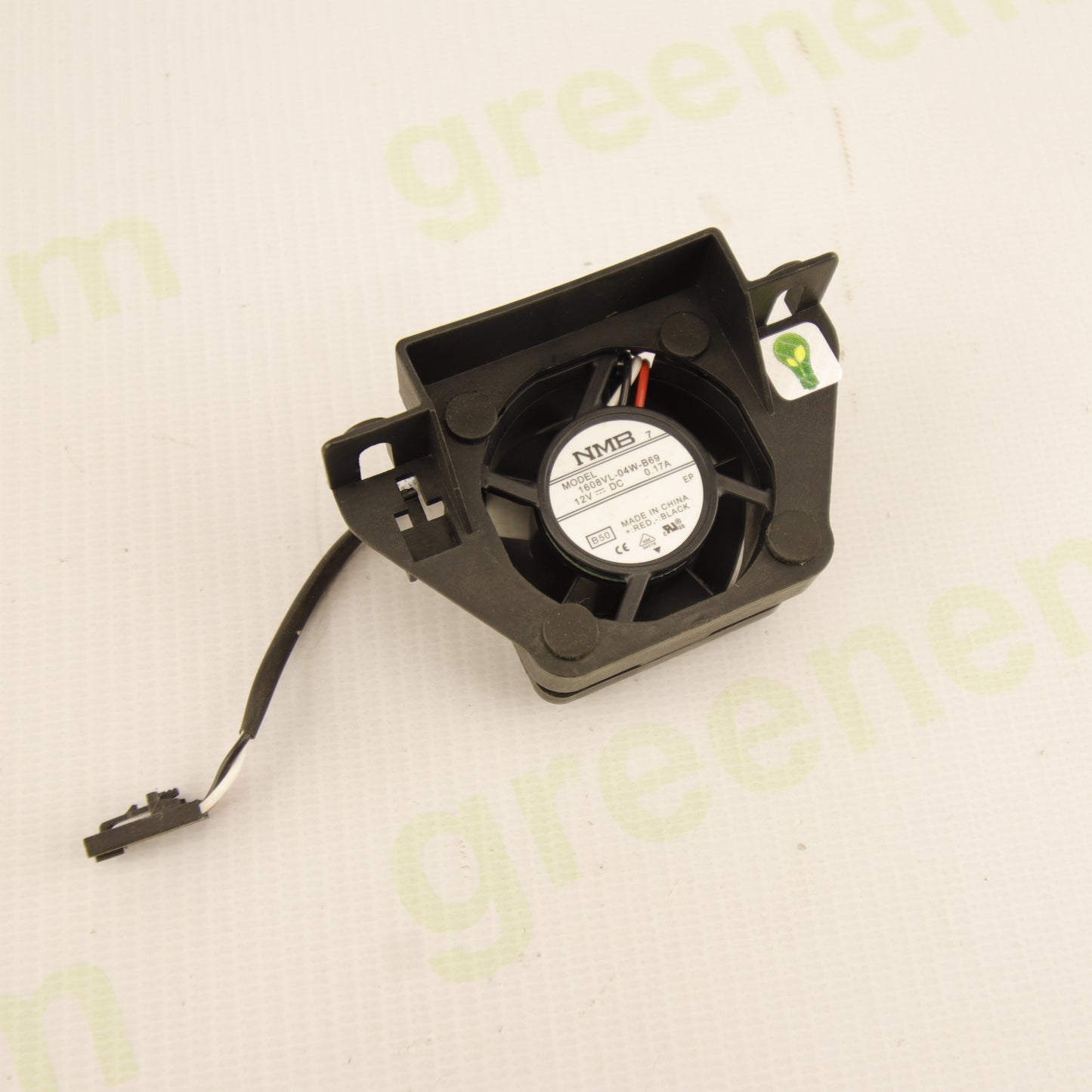 NMB 1608VL-04W-B69 | 12 VDC Brushless Cooling Fan | Original Mounting Bracket | Industrial Cooling