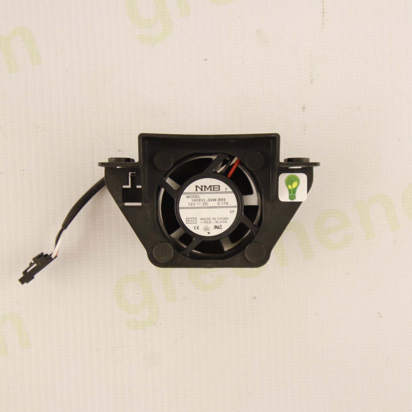 NMB 1608VL-04W-B69 | 12 VDC Brushless Cooling Fan | Original Mounting Bracket | Industrial Cooling